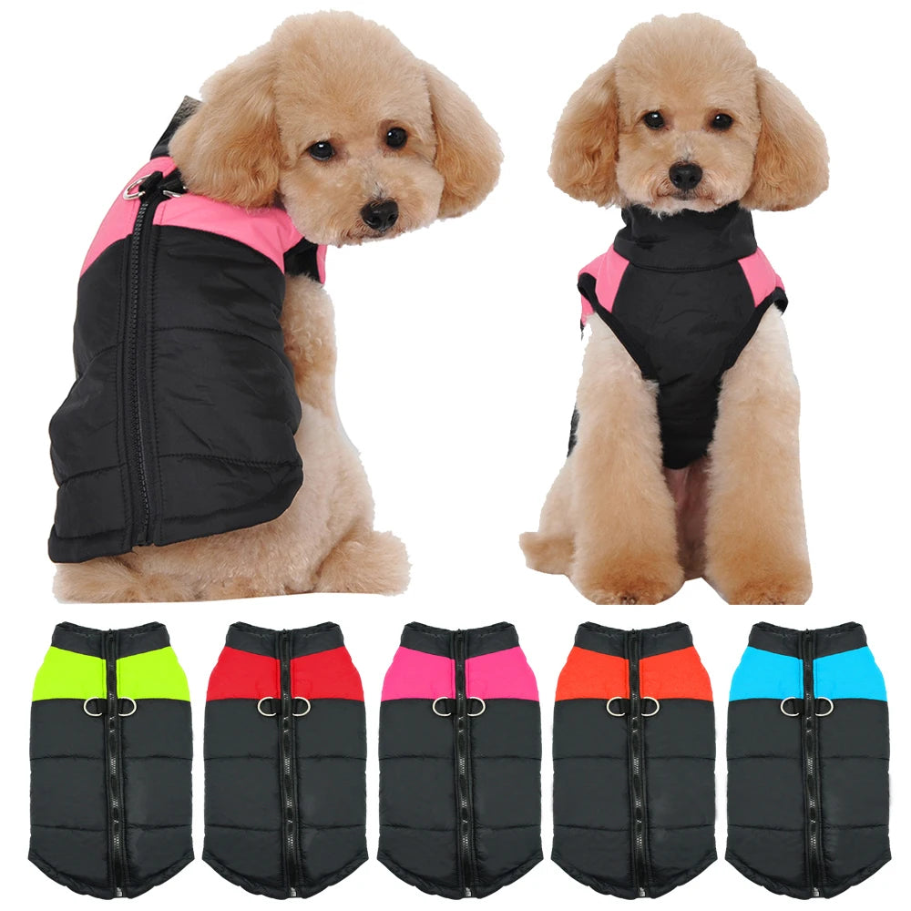 Winter Dog Clothes Coat Waterproof Warm Pet Vest Jacket Chihuahua French Bulldog Clothes Small Dogs roupas para cachorro