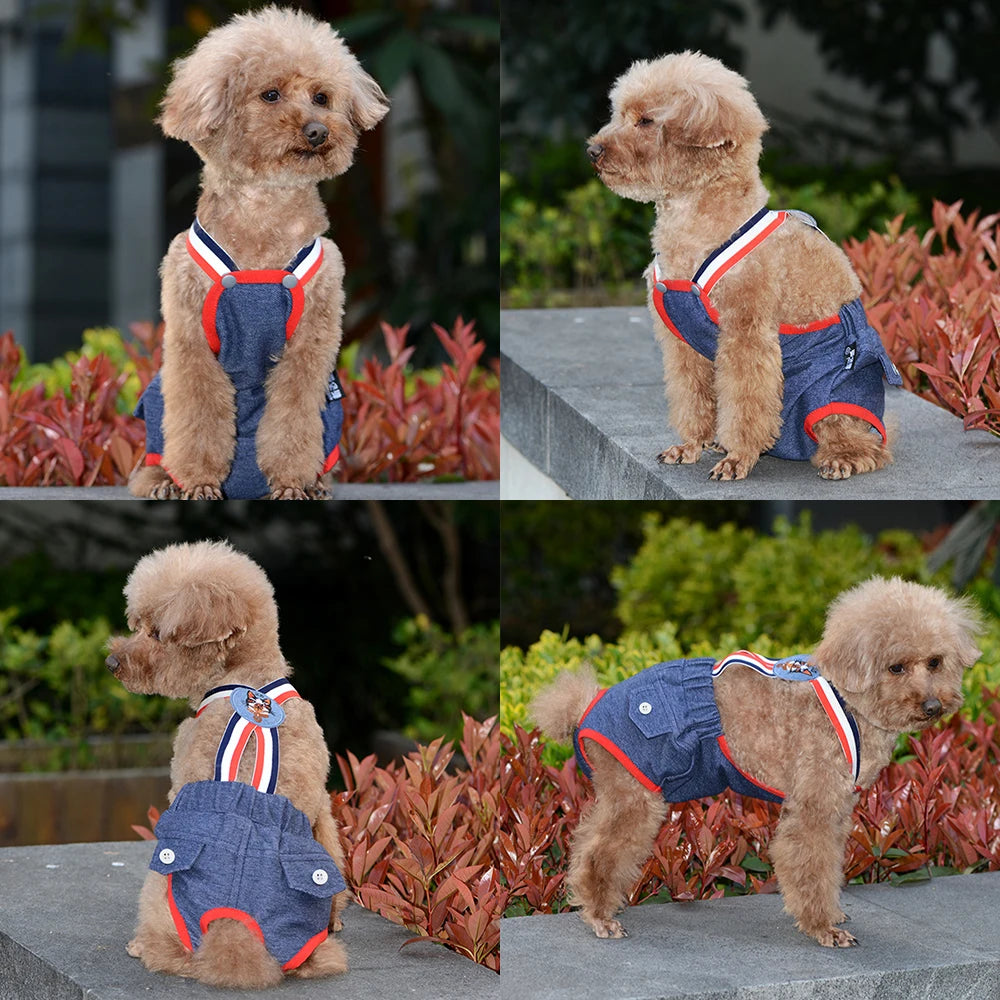 Soft Dog Diaper Pant Reusable Physiological Pants Washable Female Male Dogs Shorts Absorbent Pets Underwear Sanitary Panties
