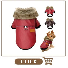 Winter Dog Clothes Coat Waterproof Warm Pet Vest Jacket Chihuahua French Bulldog Clothes Small Dogs roupas para cachorro