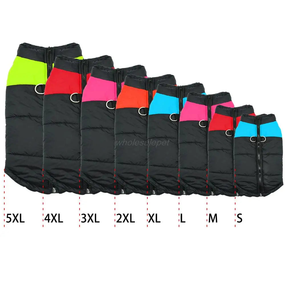 Winter Dog Clothes Coat Waterproof Warm Pet Vest Jacket Chihuahua French Bulldog Clothes Small Dogs roupas para cachorro