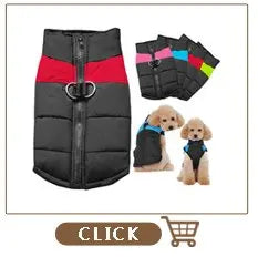 Winter Dog Clothes Coat Waterproof Warm Pet Vest Jacket Chihuahua French Bulldog Clothes Small Dogs roupas para cachorro