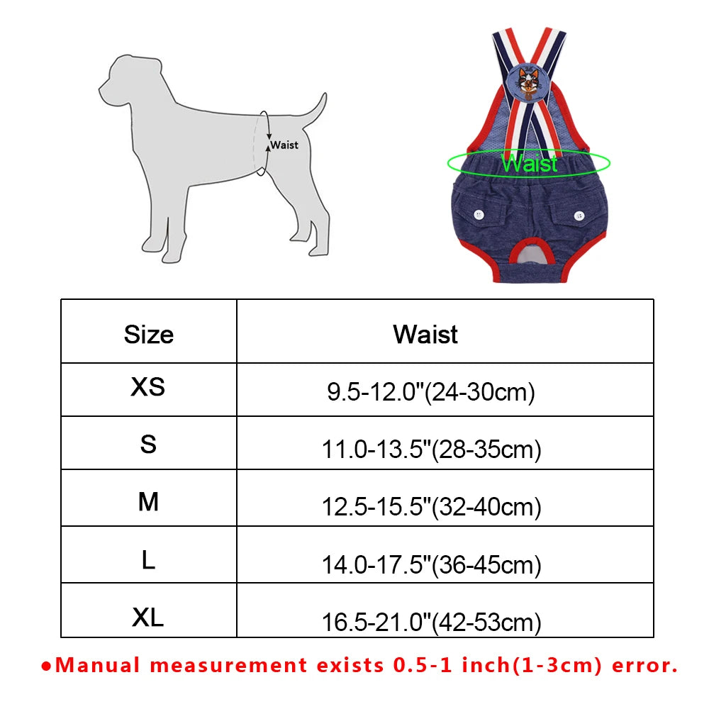 Soft Dog Diaper Pant Reusable Physiological Pants Washable Female Male Dogs Shorts Absorbent Pets Underwear Sanitary Panties