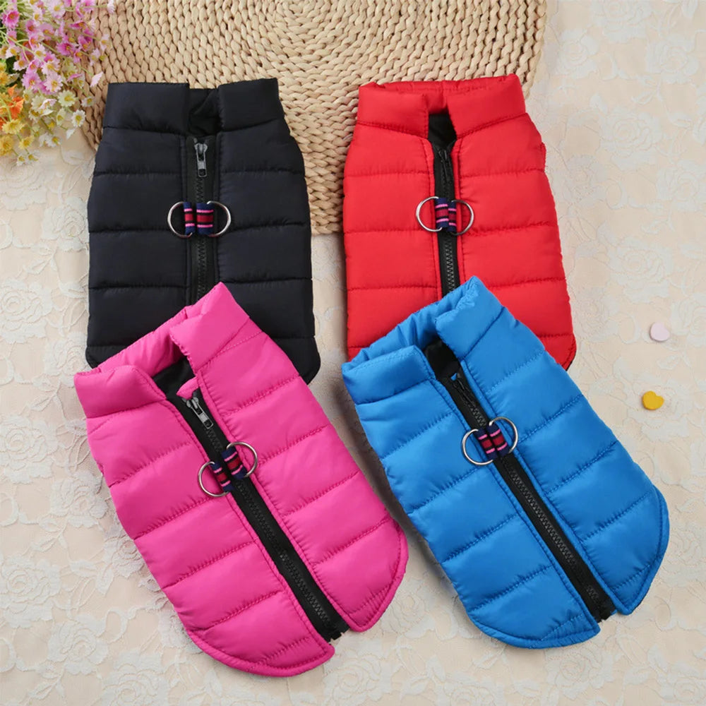 Winter Warm Dog Clothes Jacket Soft Pet Puppy Vest Coat Puppy Coat For Small Medium Dogs Cats Chihuahua Bulldog Clothing Perro