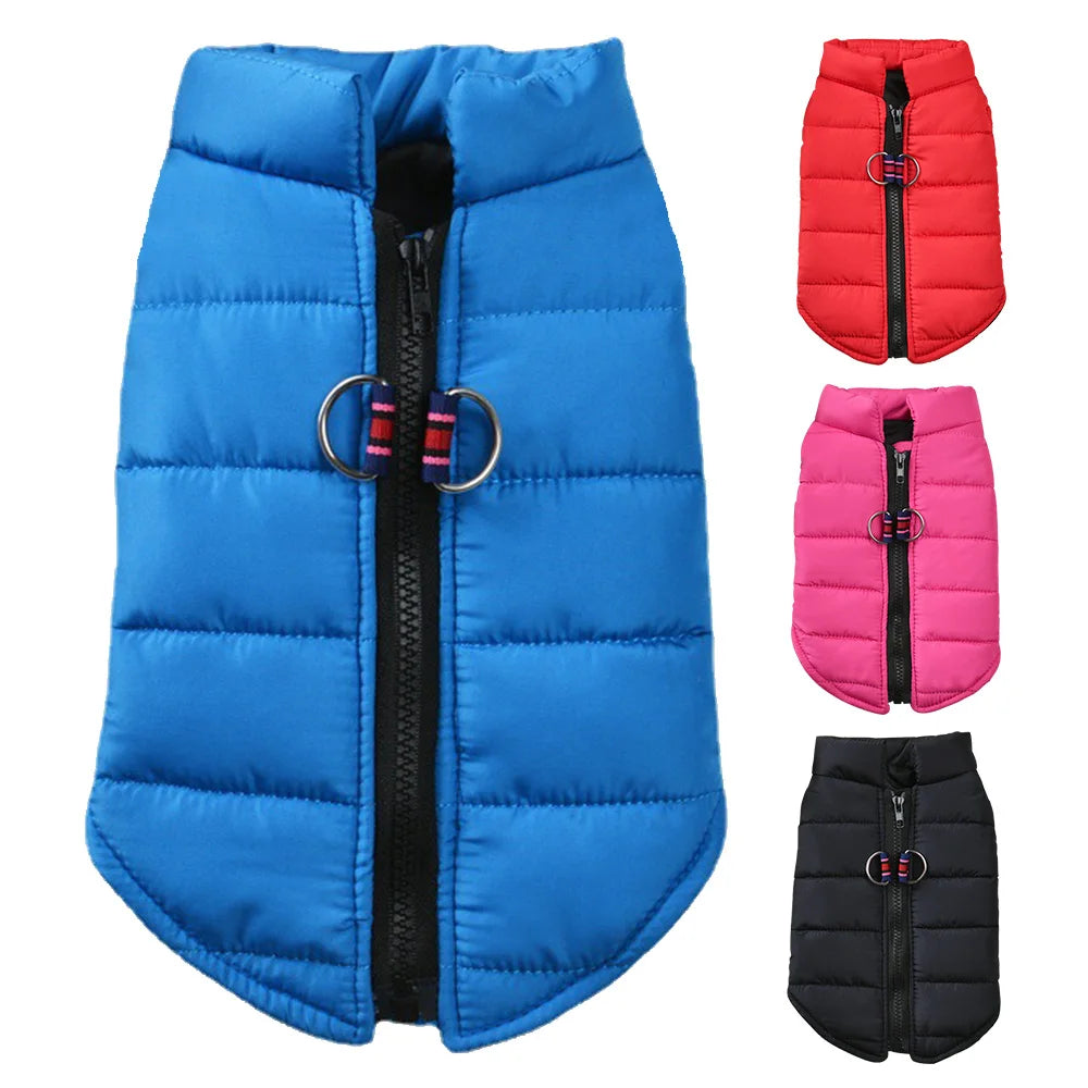 Winter Warm Dog Clothes Jacket Soft Pet Puppy Vest Coat Puppy Coat For Small Medium Dogs Cats Chihuahua Bulldog Clothing Perro