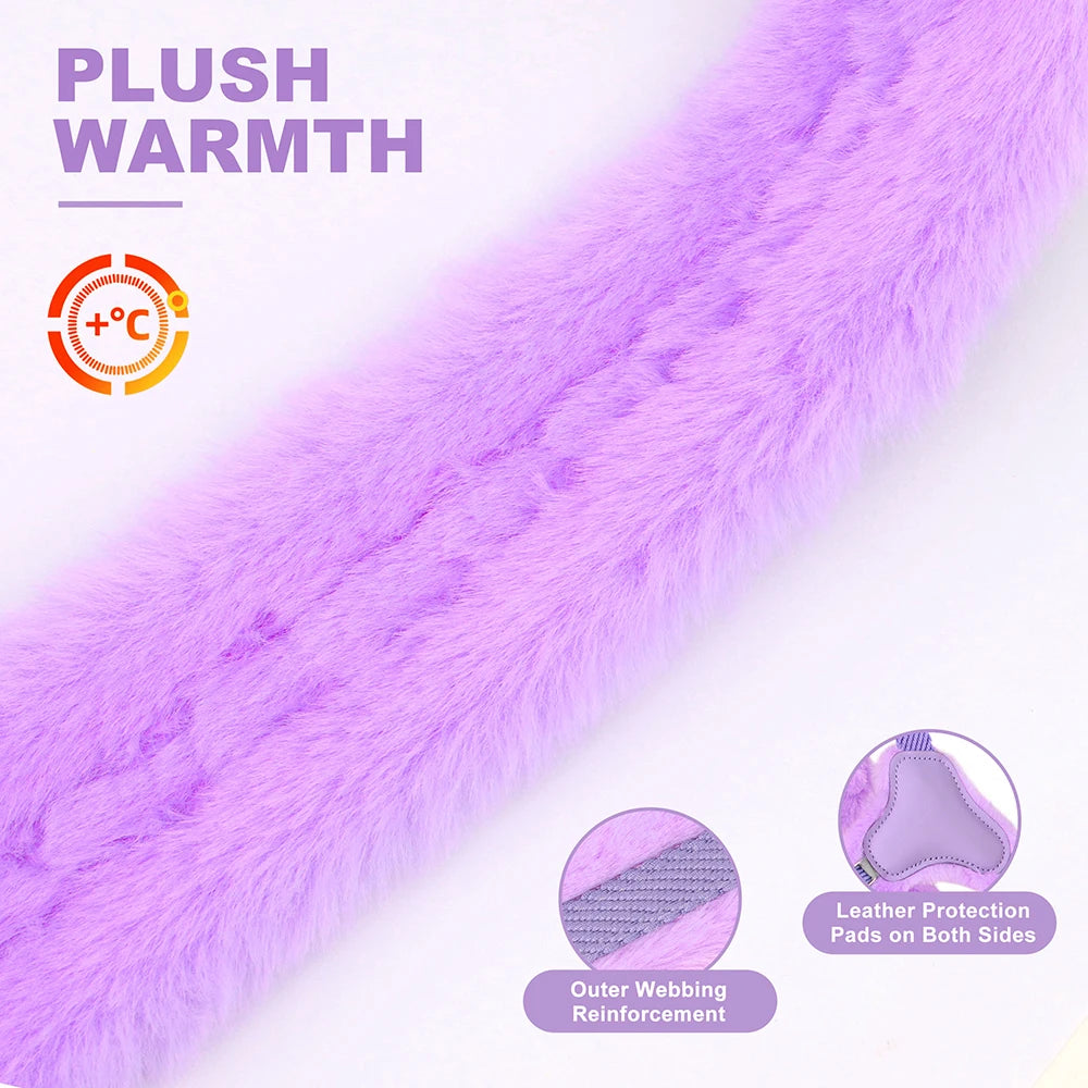 Warm Plush Padded Dog Harness Winter Dog Harnesses Vest Adjustable Pet Vests Soft For Small Medium Large Dogs Bulldog Pug Pink