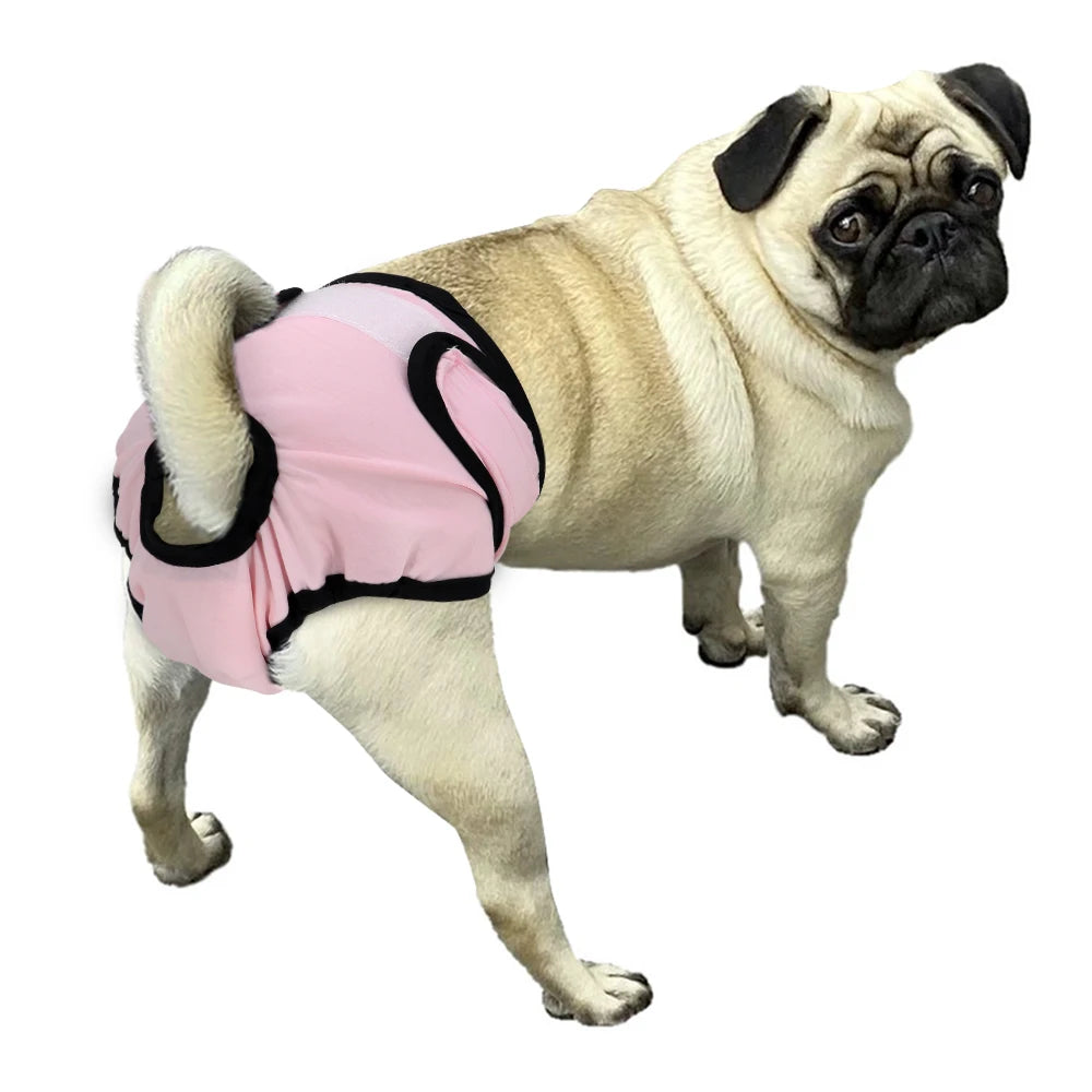 Reusable Dog Diaper Pant Physiological Pants Washable Female Girl Dogs Shorts Pants Absorbent Pets Underwear Sanitary Panties