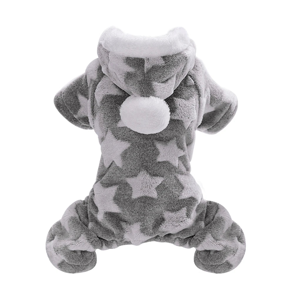 Cute Dog Clothes Jumpsuit Warm Winter Puppy Cat Coat Costume Pet Clothing Outfit For Small Medium Dogs Cats Chihuahua Yorkshire