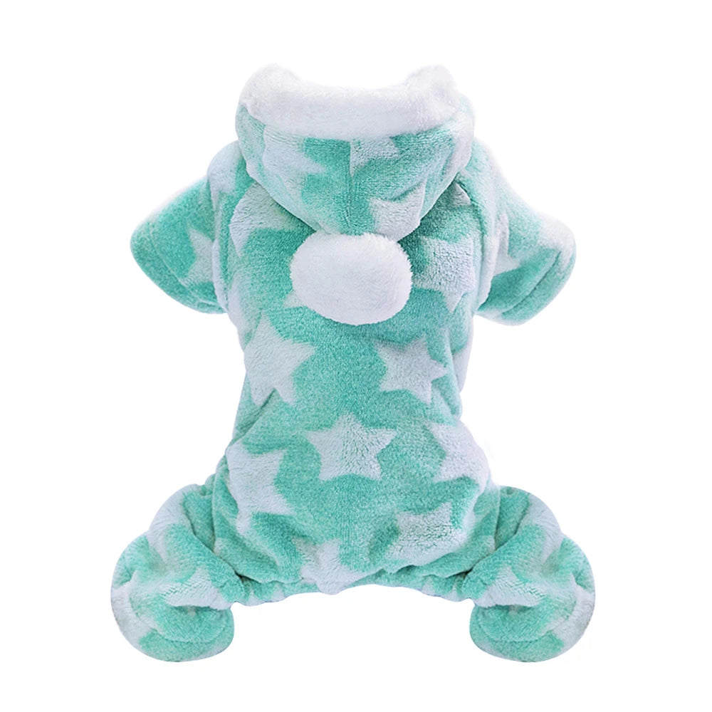 Cute Dog Clothes Jumpsuit Warm Winter Puppy Cat Coat Costume Pet Clothing Outfit For Small Medium Dogs Cats Chihuahua Yorkshire