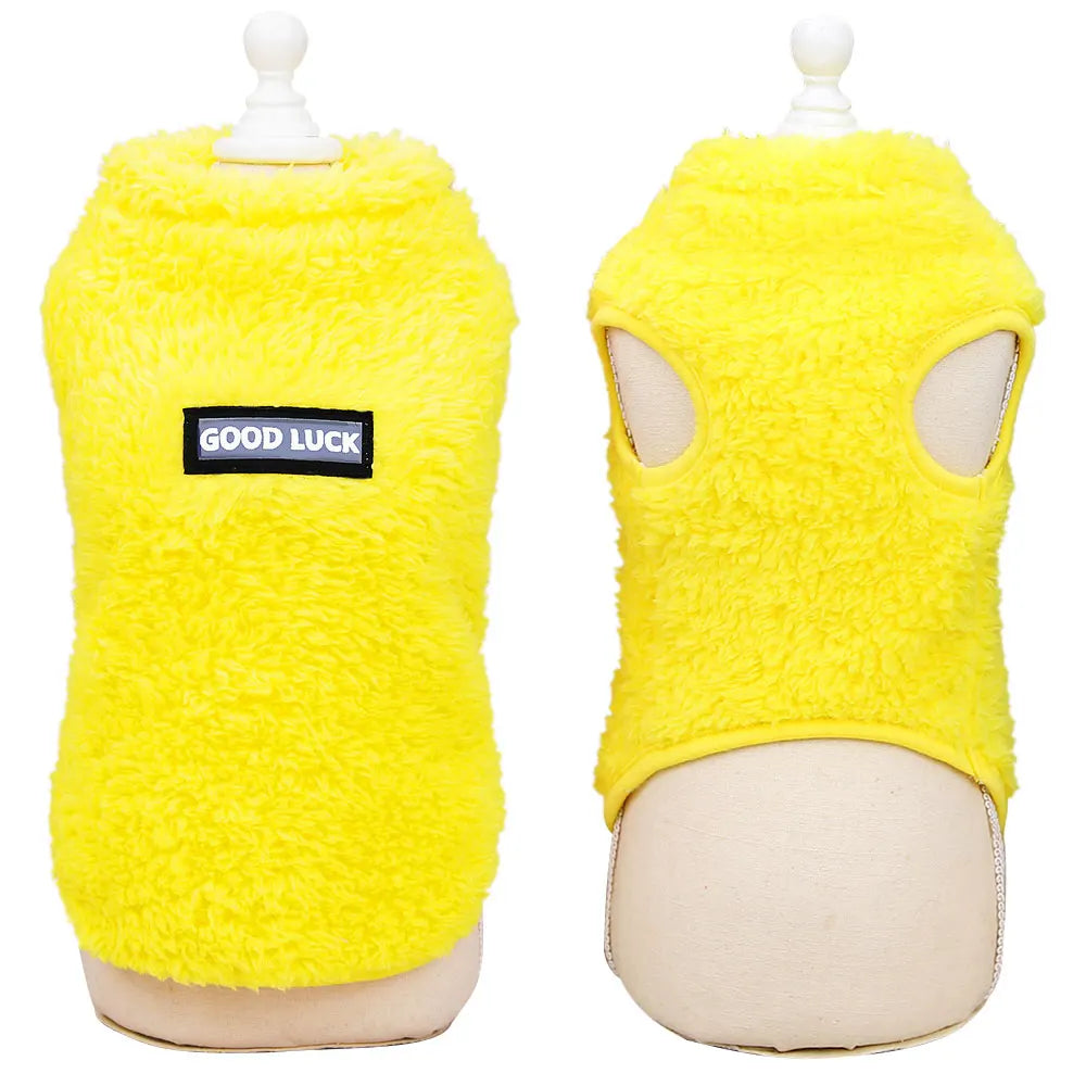 Warm Cat Puppy Clothes Soft Fleece Dog Kitten Jacket Vest Winter Chihuahua Coat Jumpsuit Pajamas Pet Clothing for Small Cat Dogs