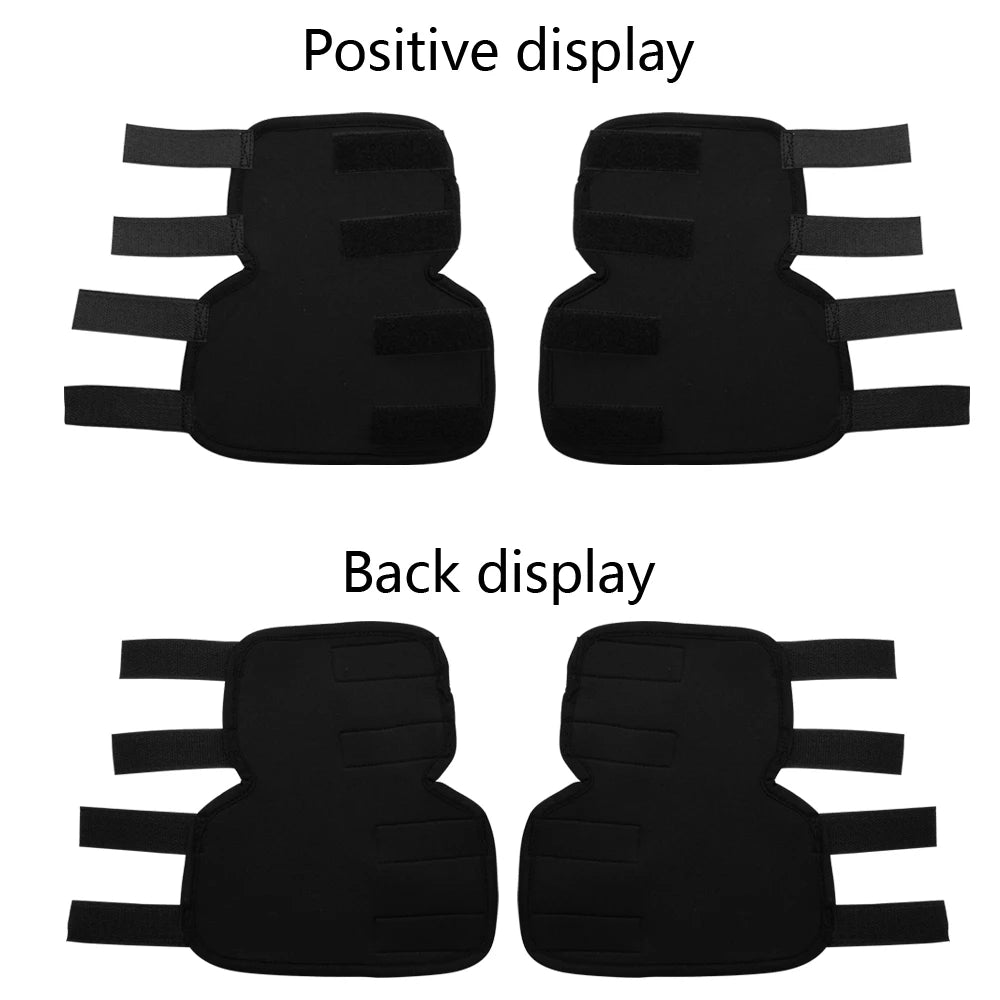 2pcs/pair Dog Injury Knee Pad Rear Leg Hock Joint Brace Pet Canine Back Legs Support Dogs Ankle Safety Heal Band Wrap Protector