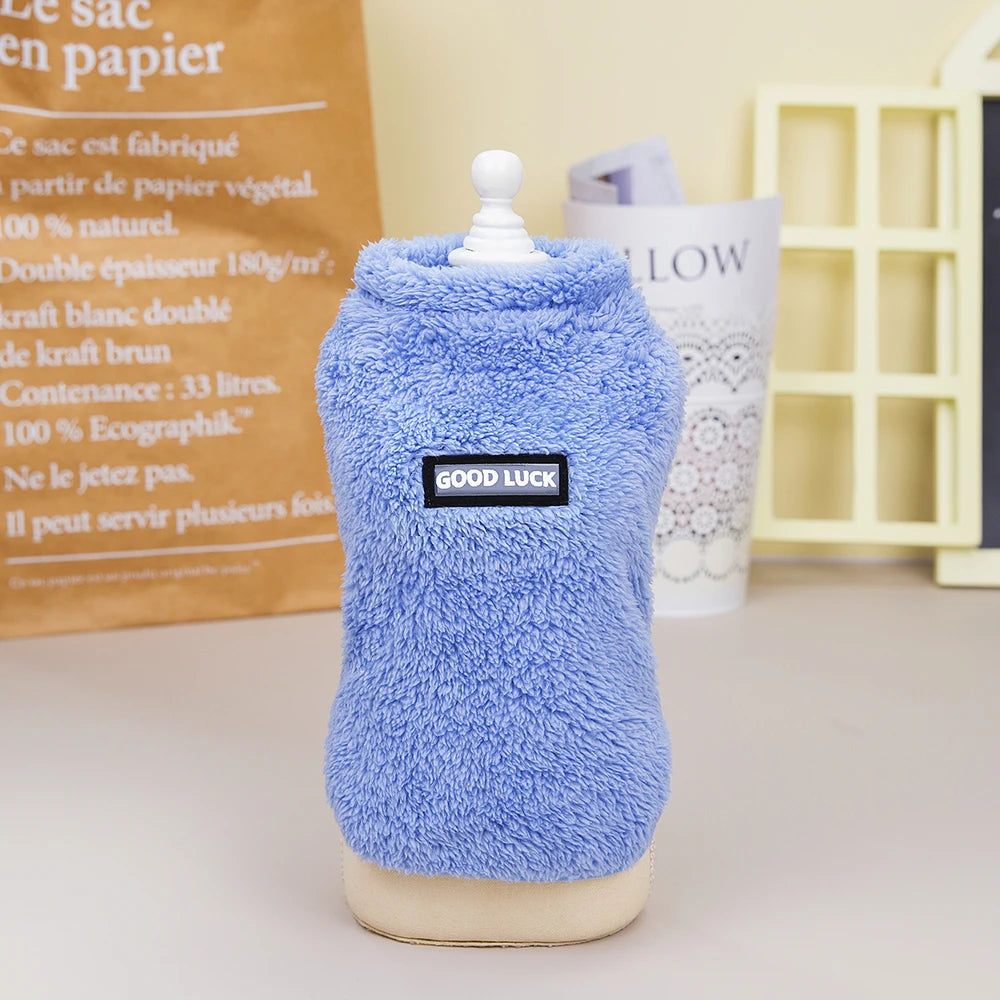 Warm Cat Puppy Clothes Soft Fleece Dog Kitten Jacket Vest Winter Chihuahua Coat Jumpsuit Pajamas Pet Clothing for Small Cat Dogs