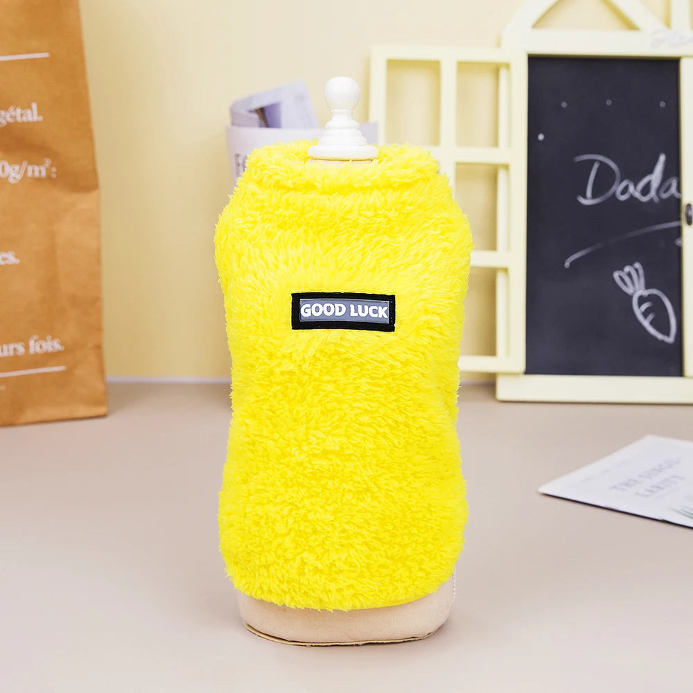 Warm Cat Puppy Clothes Soft Fleece Dog Kitten Jacket Vest Winter Chihuahua Coat Jumpsuit Pajamas Pet Clothing for Small Cat Dogs