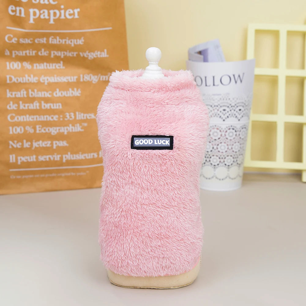 Warm Cat Puppy Clothes Soft Fleece Dog Kitten Jacket Vest Winter Chihuahua Coat Jumpsuit Pajamas Pet Clothing for Small Cat Dogs
