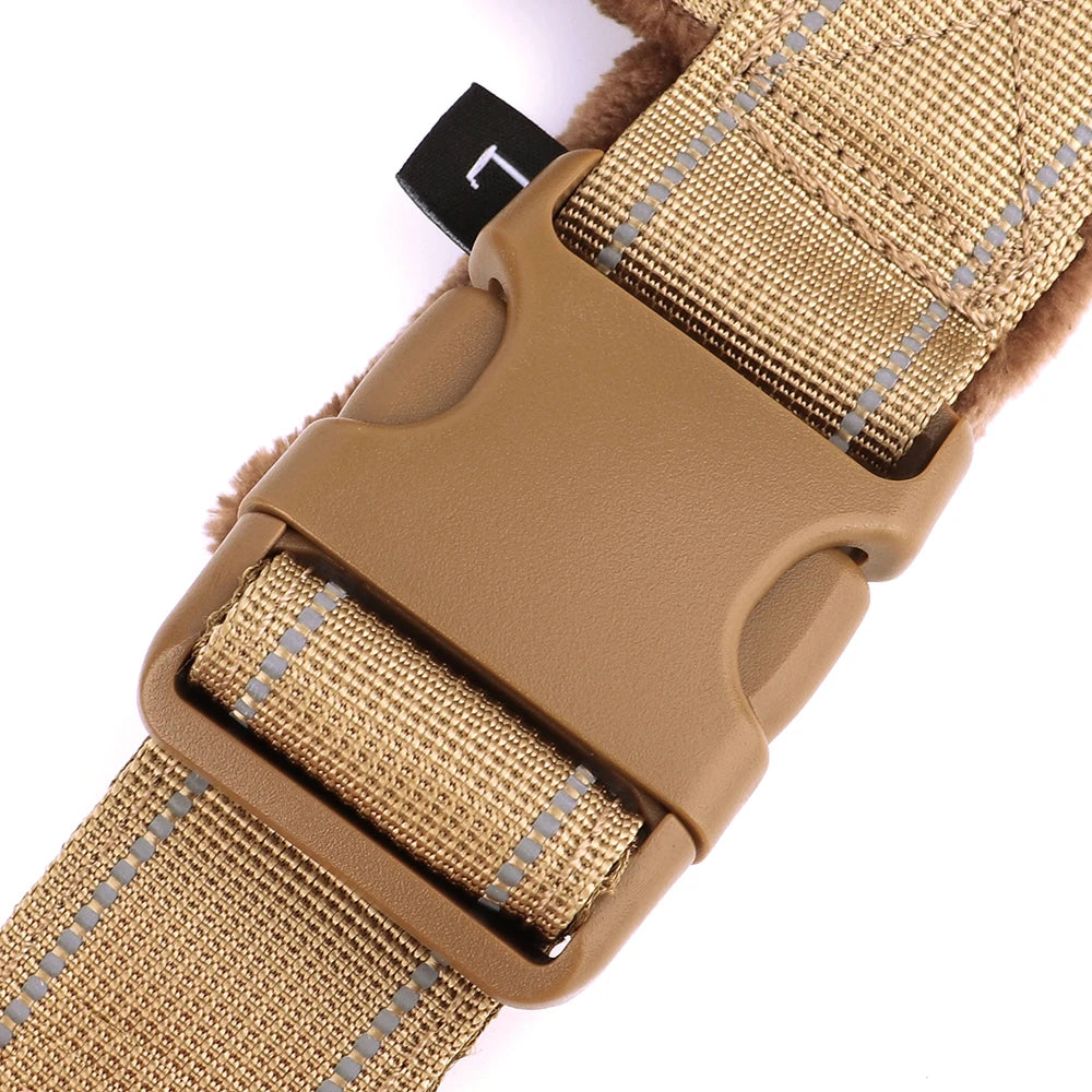 Military Soft Lining Dog Harness Reflective Durable Nylon Dog Harness No Pull Tactical Dogs Pet Vest for Medium Large Dogs XL