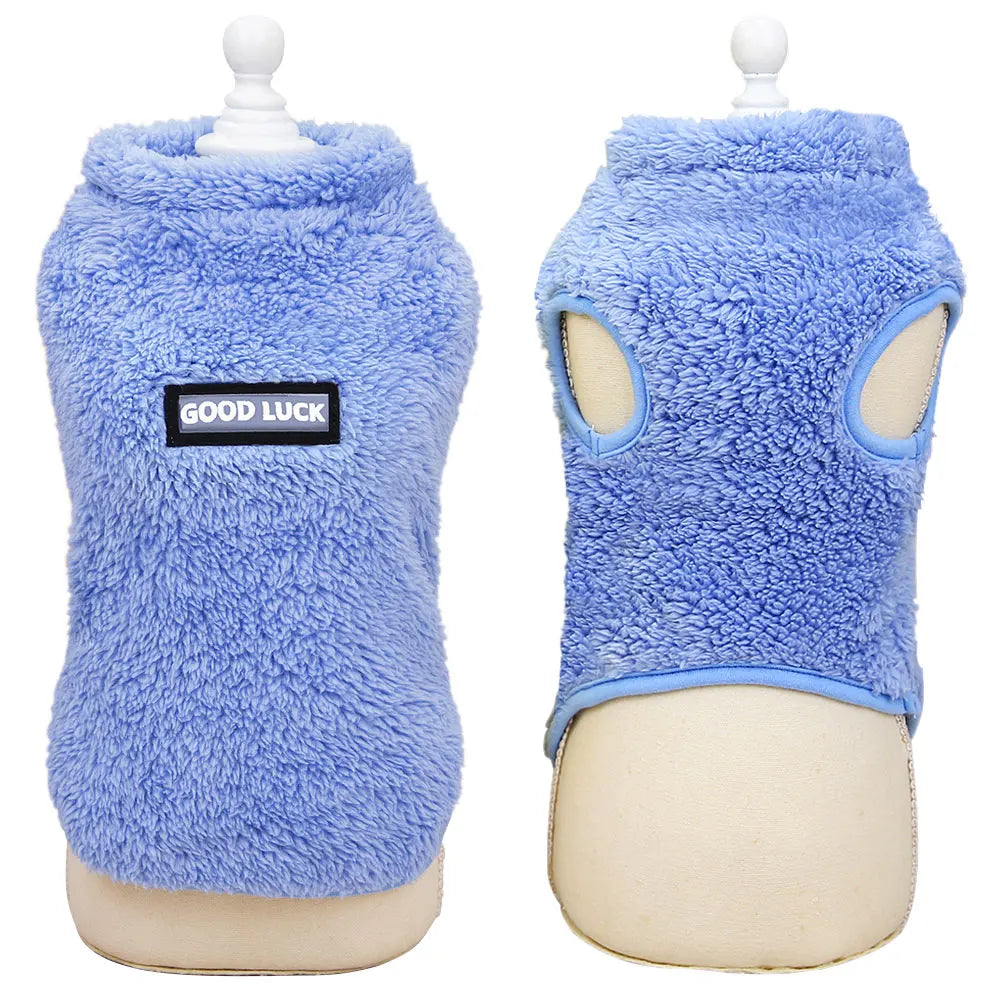 Warm Cat Puppy Clothes Soft Fleece Dog Kitten Jacket Vest Winter Chihuahua Coat Jumpsuit Pajamas Pet Clothing for Small Cat Dogs